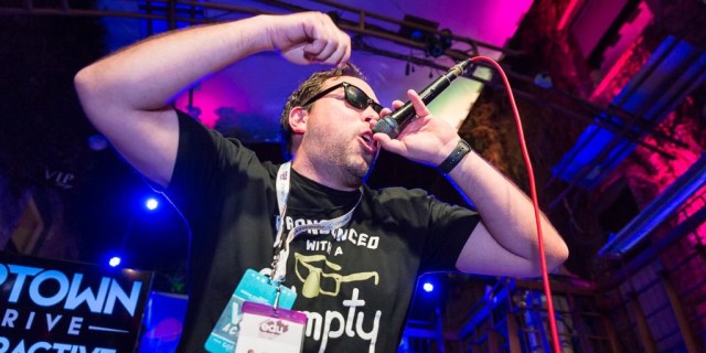 SXSW EDU 2017 CatchOn Launch Party at Cedar Street Courtyard, Austin, Texas.