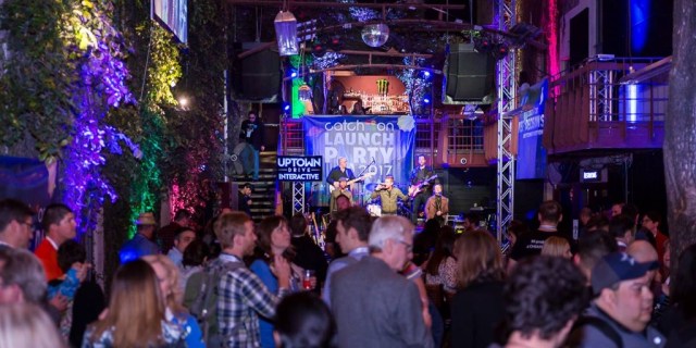 CatchOn Launch Party at Cedar Street Courtyard.