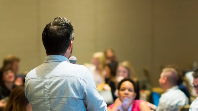 Design Thinking as Liberatory Design session at SXSW EDU 2017. Photo by Luis Bustos.