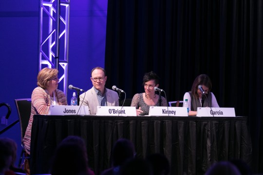 Learn by Design 2017 competition judges, Amy Jones, Alex O'Brient, Taryn Kinney and Adrienne Garcia.