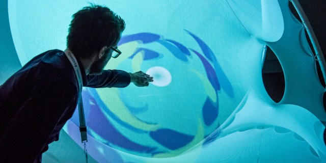 SXSW EDU interactive social sensory lounge. Photo by David Rackley.