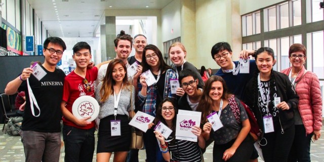 SXSW EDU 2017 Attendees in the Austin Convention Center.