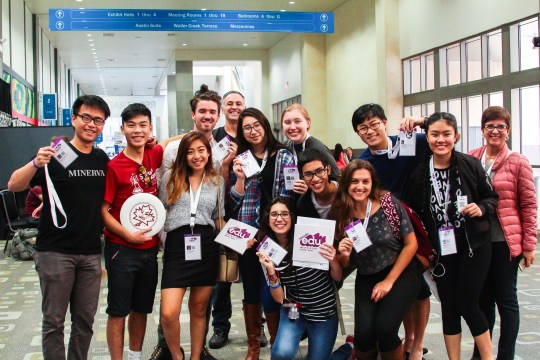 SXSW EDU 2017 Attendees in the Austin Convention Center.