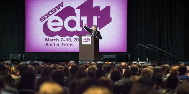 Dr. Temple Grandin 2016 SXSWedu keynote. Photo by Rob Santos