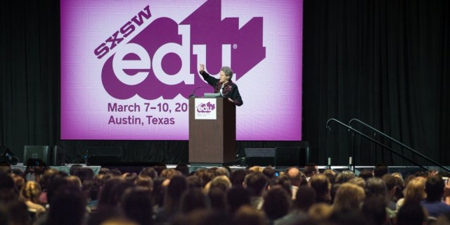 Dr. Temple Grandin 2016 SXSWedu keynote. Photo by Rob Santos