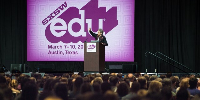 Dr. Temple Grandin 2016 SXSWedu keynote. Photo by Rob Santos