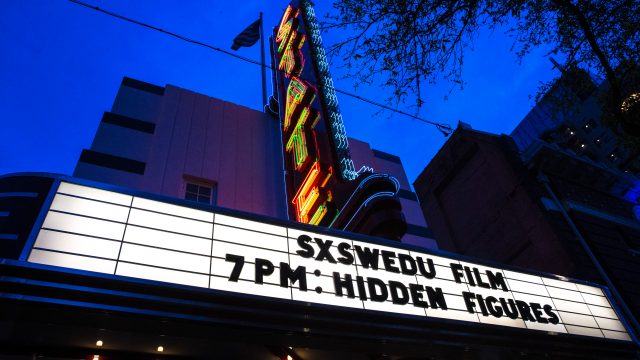 Hidden Figures film screening at SXSW EDU 2017 in Austin, Texas. Photo by Steve Rogers.
