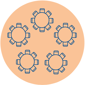SXSW EDU 2018 PanelPicker Format, Workshop seating diagram.