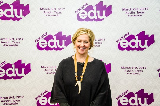 Brené Brown at SXSW EDU 2017 for talk, Daring Classrooms. Photo by David Rackley.