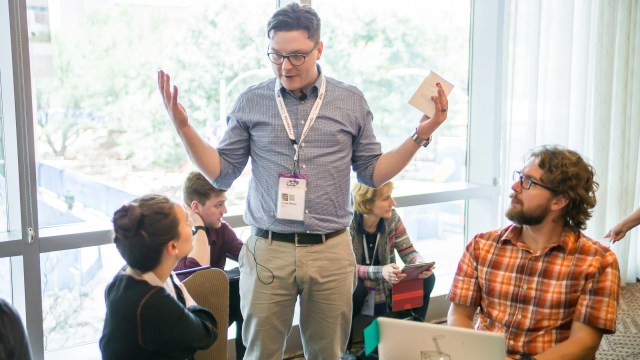 SXSW EDU workshop session, Design Your Own Learning App (in Just 2 Hours!), featuring Jared Crane, Jeff Bergin, Tommy Bishop.