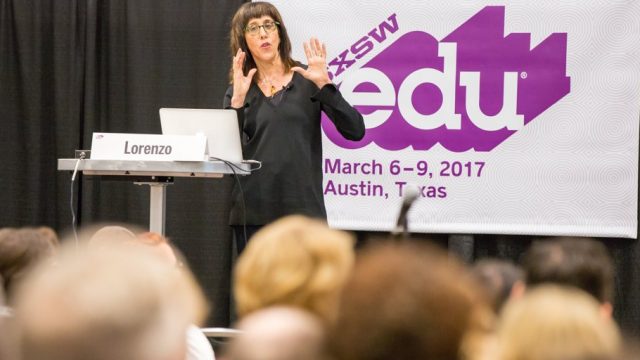 SXSW EDU 2017 Future20 session, Design Thinking as a Core Fundamental in Education, featuring Doreen Lorenzo. Photo by Akash Kataria.