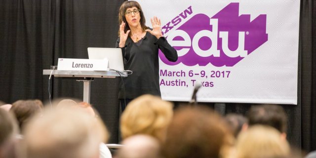 SXSW EDU 2017 Future20 session, Design Thinking as a Core Fundamental in Education, featuring Doreen Lorenzo. Photo by Akash Kataria.