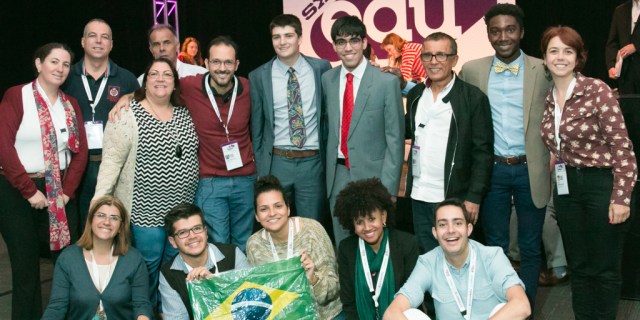 SXSW EDU team of attendees. Photo by Vic Hu.