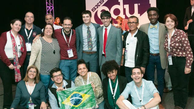 SXSW EDU team of attendees. Photo by Vic Hu.