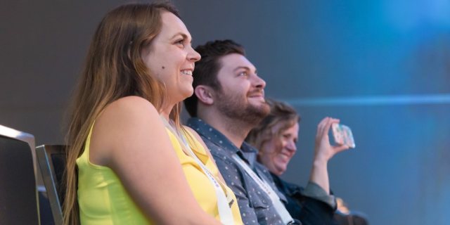 SXSW EDU 2017 attendees during Story Wranglers performance.