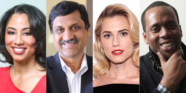 SXSW EDU 2018 Featured Speakers: Liz Dozier, Anant Agarwal, Allison Williams and José Luis Vilson.