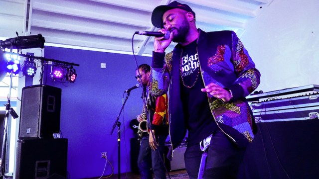 SXSW EDU performance, Rapport Studios presents: Soul Science Lab and Friends. Photo by Ziv Kruger.