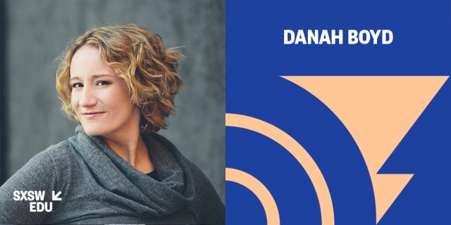 SXSW EDU Keynote speaker, danah boyd.