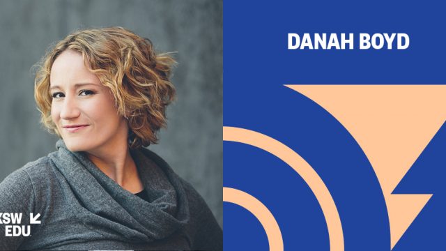 SXSW EDU 2018 Keynote, danah boyd, founder and president of Data & Society.