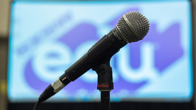 SXSW EDU 2017 microphone.