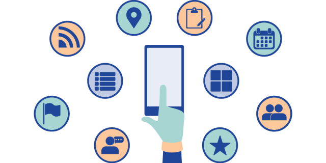 Five Awesome SXSW EDU Mobile App Features - SXSW EDU Mobile App graphic.