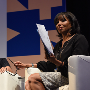 Rehema Ellis at SXSW EDU 2018 Policy Forum session, Black Education in America.