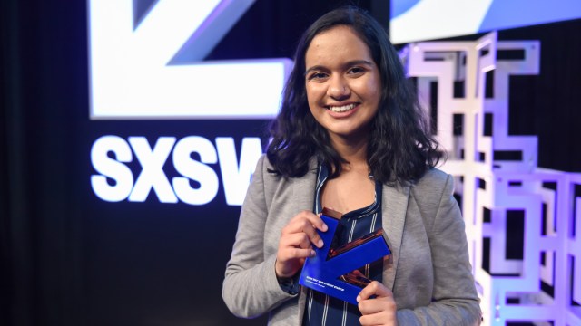 2018 Winner Aarushi Machavarapu, photo by Tico Mendoza.
