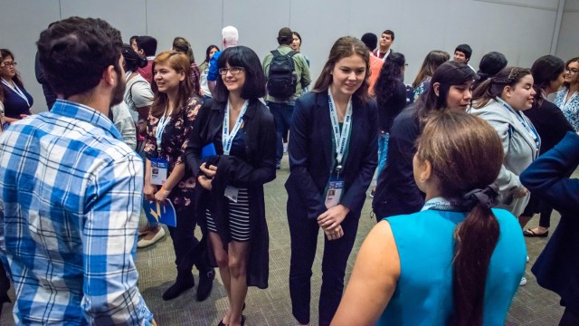 SXSW EDU 2018 Student meet up. Photo by Amanda Stronza.