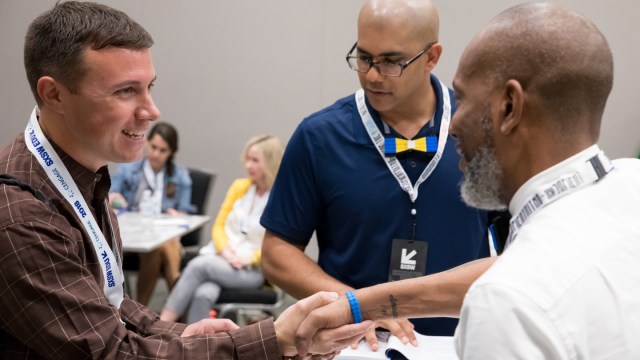 SXSW EDU mentors networking meeting.