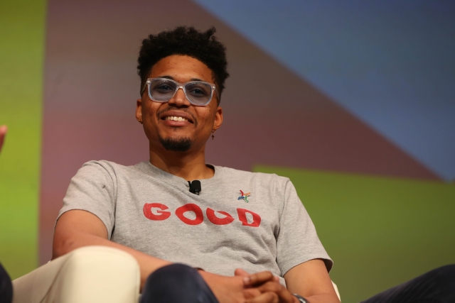 SXSW EDU 2019 Keynote Speaker Darius Baxter. Photo by Alexa Gonzalez Wagner. Darius Baxter (Co-Founder & Chief Engagement Officer, GOODProjects) Photo by Alexa Gonzalez Wagner.