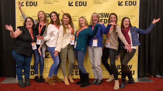 SXSW EDU 2019 attendees at the convention center.