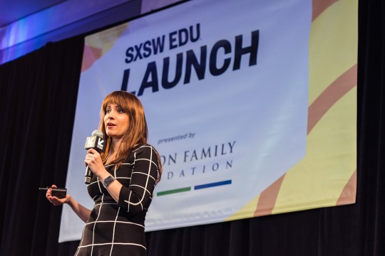 Launch Competition, hosted by the Walton Family Foundation, at SXSW EDU 2019. Photo by Holly Jee.