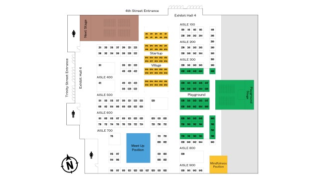 SXSW EDU 2020 Expo Map