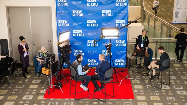 Press Interview – SXSW EDU 2018 – Photo by Steve Rogers