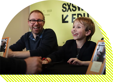 Nate Butkus Book Signing at SXSW EDU 2019.