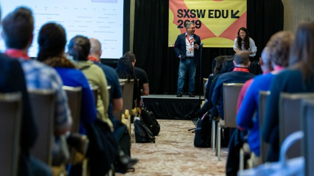 Teachers & Students First, Tech Second session. Photo by Manuel Gonzales Jr.