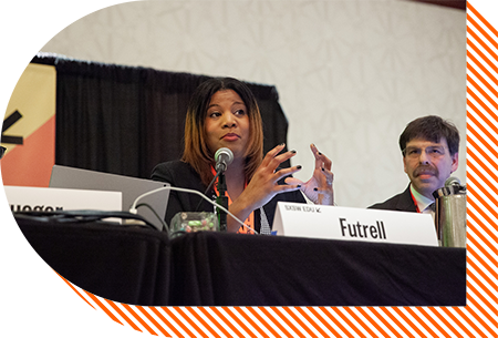 What Drives K-12 Innovation session at SXSW EDU 2019. Photo by Debra Reyes.