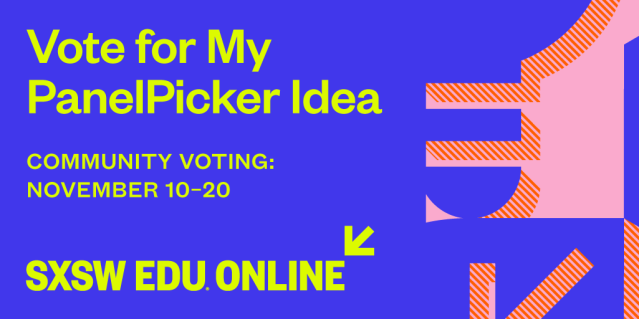 SXSW EDU 2021 PanelPicker Voting Twitter