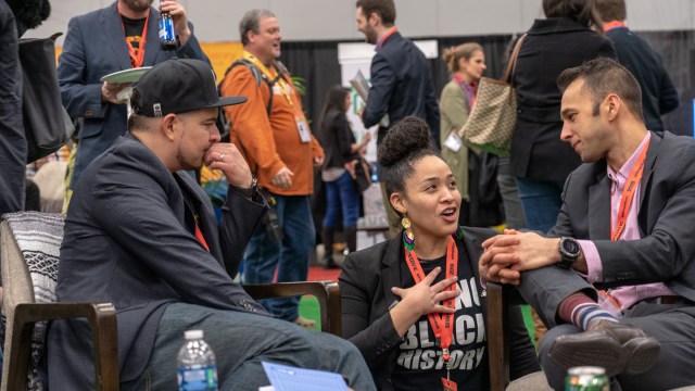 SXSW EDU 2019 happy hour, Photo by Stephen Olker.