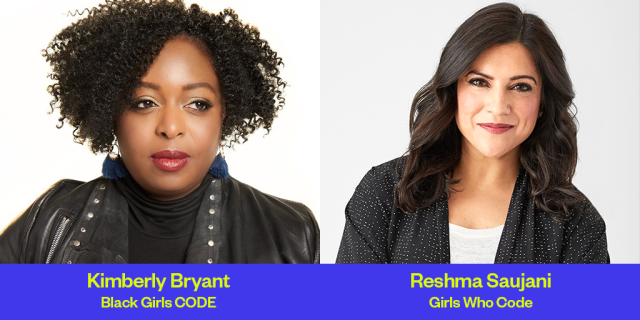 Kimberly Bryant and Reshma Saujani