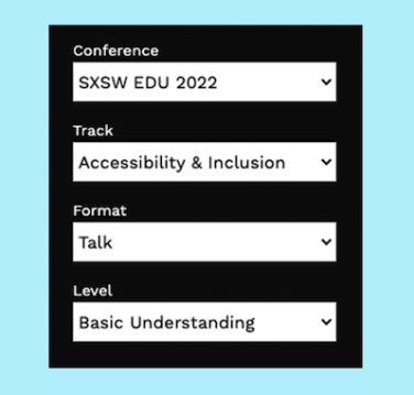 PanelPicker dropdown menu