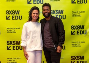 Priya Parker & Baratunde Thurston. Photo by Steve Rogers