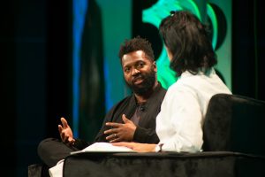Priya Parker & Baratunde Thurston. Photo by Steve Rogers