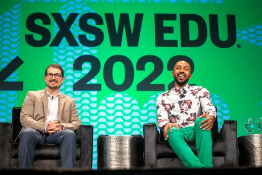 When Culture Wars Come to School - Mike Hixenbaugh & George M. Johnson - Photo by Steve Rogers