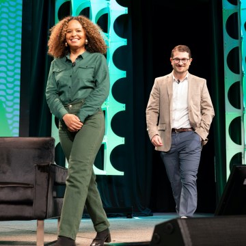 Antonia Hylton and Mike Hiixenbaugh – SXSW EDU 2022 – Photo by Steve Rogers