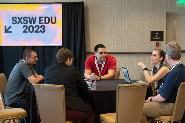 Roundtable: Retaining Teachers by Avoiding Burnout - SXSW EDU 2023 - Photo by Melissa Bordeau