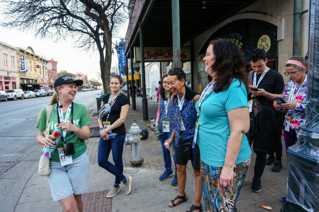 Downtown Austin Walking Tour - SXSW EDU 2023 - Photo by Steven Olker