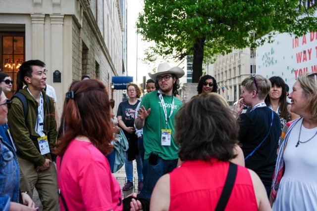Downtown Austin Walking Tour - SXSW EDU 2023 - Photo by Steven Olker