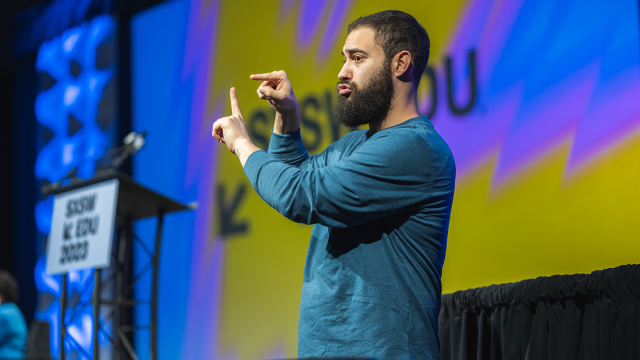 SXSW EDU 2023 ASL Interpreter - Photo by Tico Mendoza