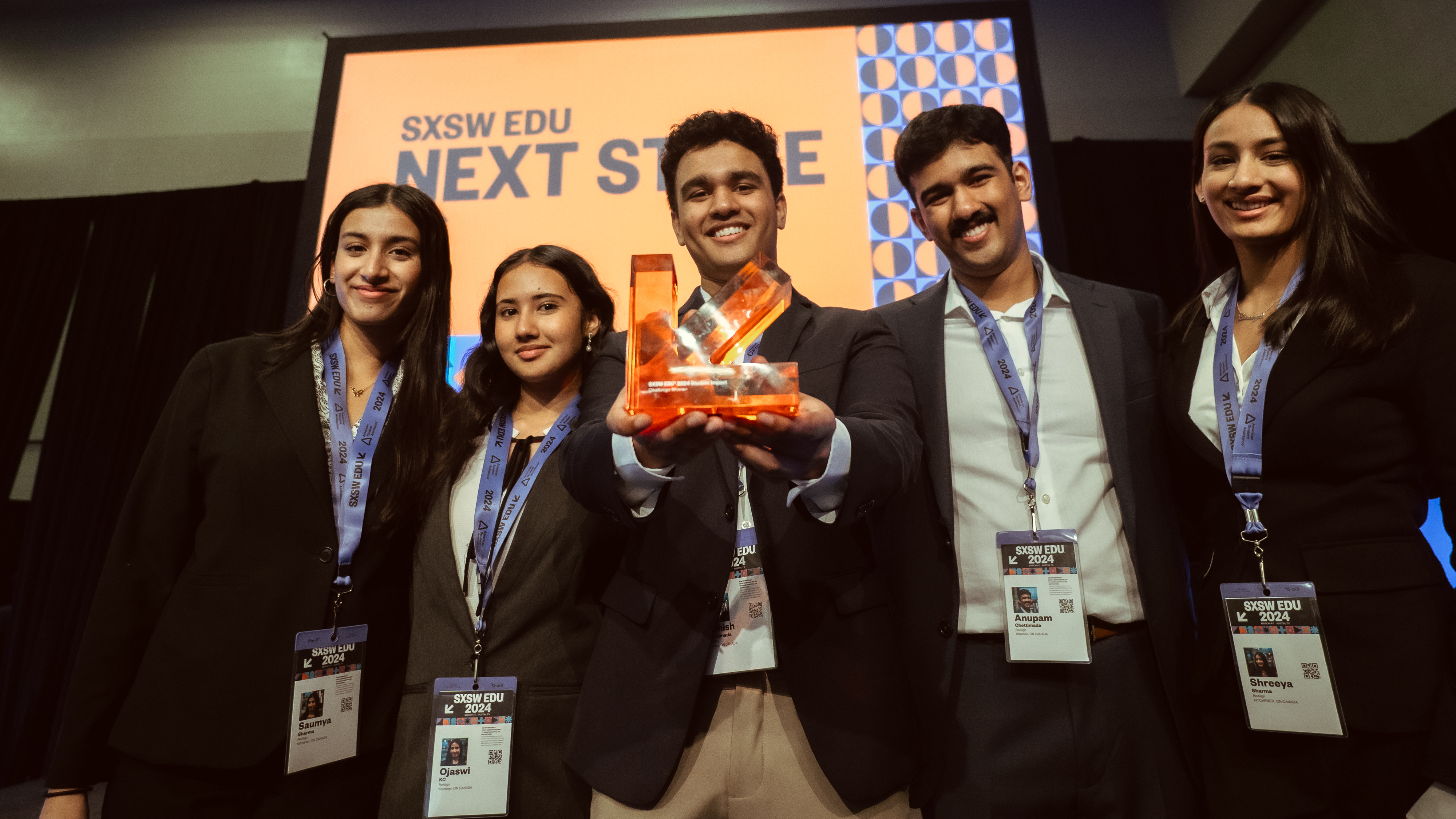 SXSW EDU 2024 Student Impact Challenge Winners - Photo by Caleb Pickens